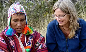 Evelyn Brodie with Don Francisco, Peru 2013