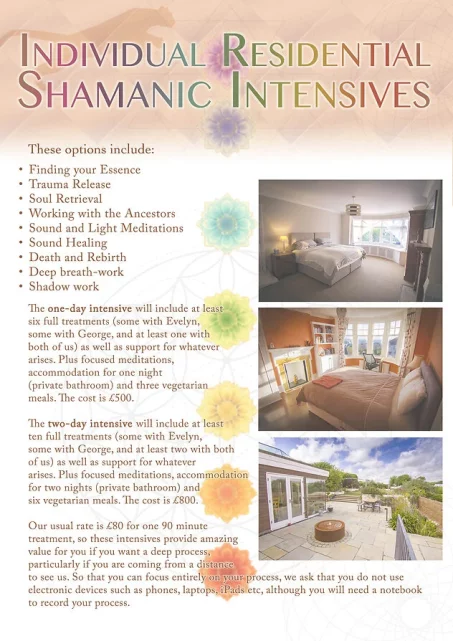 Poster for Individual Shamanic Residential Intensives